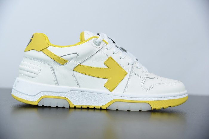 OFF WHITETM C O VIRGIL ABLOH OUT OF OFFICE LOW-TOP LEATHER SNEAKERS "OOO"