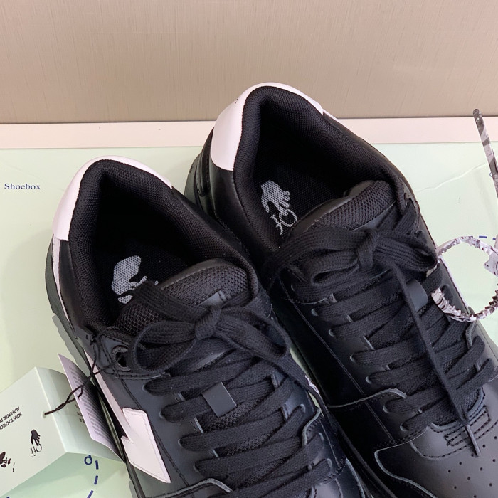 Onekick OFF WHITETM C O VIRGIL ABLOH OUT OF OFFICE LOW-TOP LEATHER SNEAKERS "OOO"