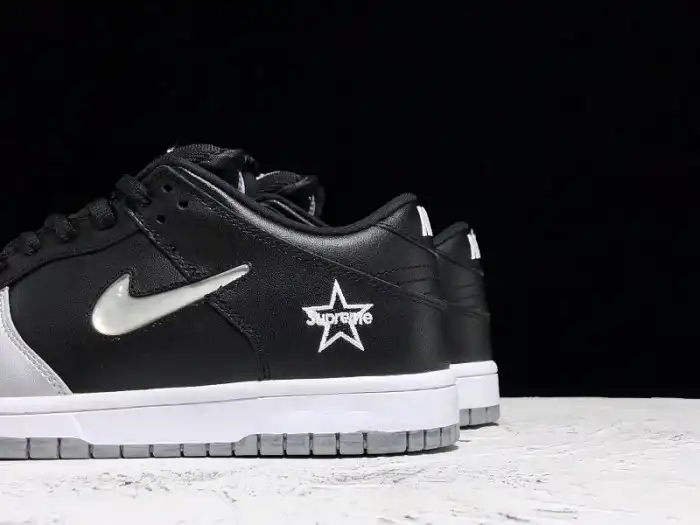 Rep Nike SB Dunk Low Jewel Swoosh Silver CK3480-001