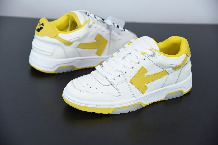 OFF WHITETM C O VIRGIL ABLOH OUT OF OFFICE LOW-TOP LEATHER SNEAKERS "OOO"