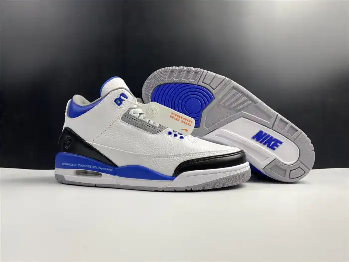 Cheap Air Jordan 3 Retro White Blue CT8532-040