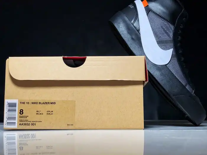 Rep NIKE BLAZER MID OFF-WHITE GRIM REAPER AA3832-001