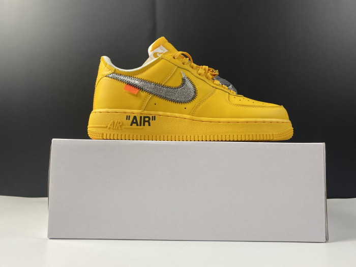 Onekick Nike Air Force 1 Low OFF-WHITE University Gold Metallic Silver DD1876-700