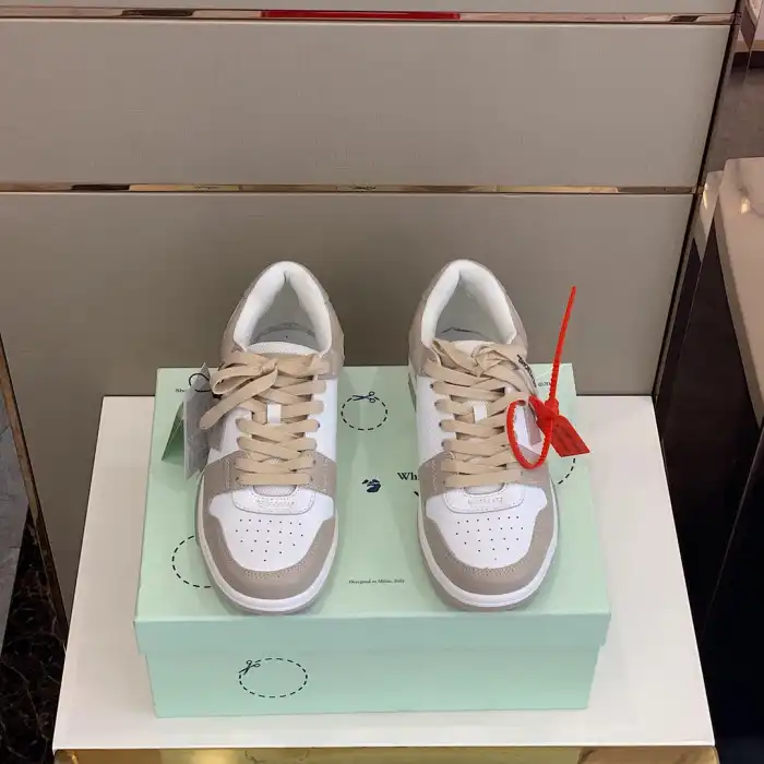 Rep OFF WHITETM C O VIRGIL ABLOH OUT OF OFFICE LOW-TOP LEATHER SNEAKERS 