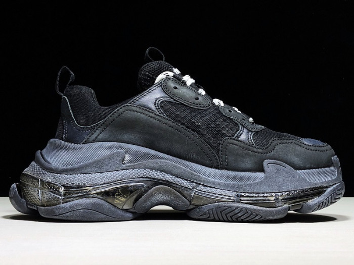 Onekick BLCG Wmns Triple S Trainer 'Black Clear Sole' 544351 W09O1 1000