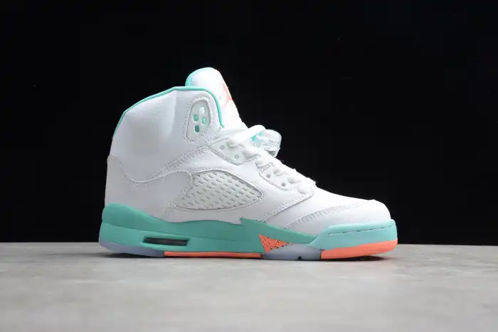 Rep Onekick Air Jordan 5 GS Light Aqua 440892-100