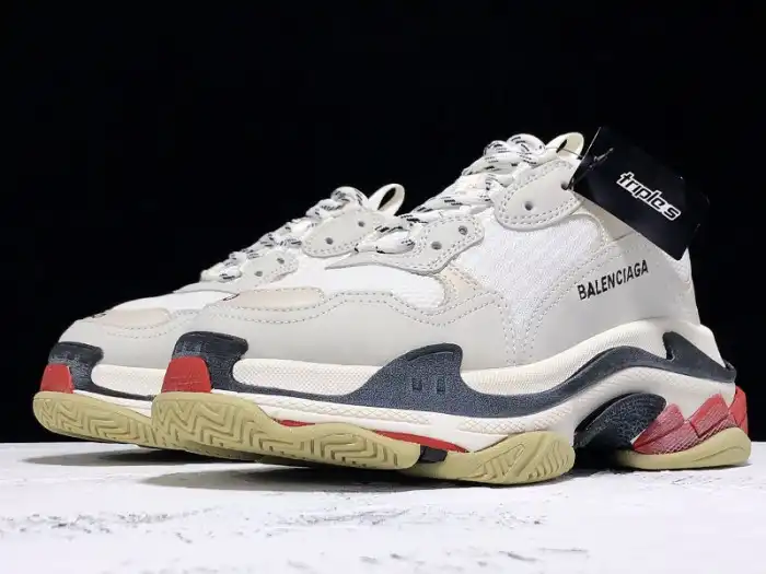 Rep BLCG Triple S White Black Red 533882 W09E1 9000