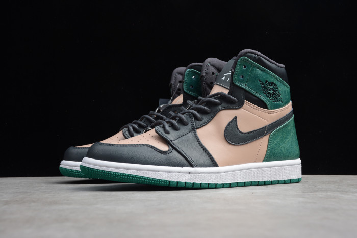 Air Jordan 1 Retro High Bio Beige Anthracite Mystic Green AH7389-203