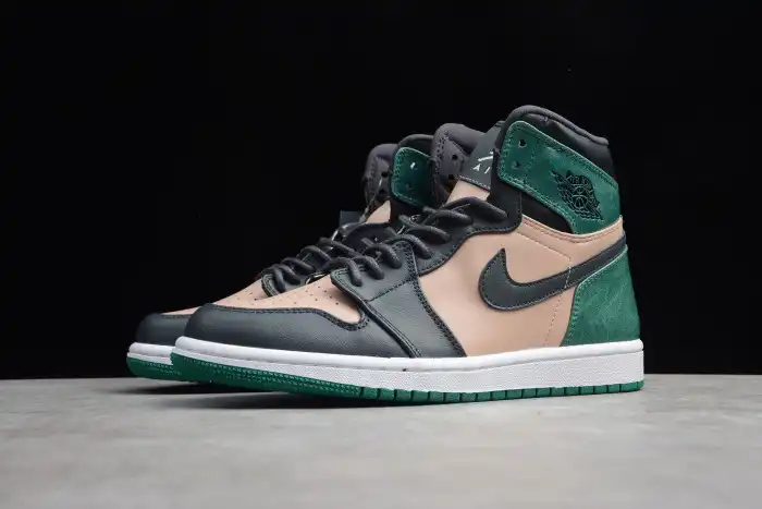 Air Jordan 1 Retro High Bio Beige Anthracite Mystic Green AH7389-203