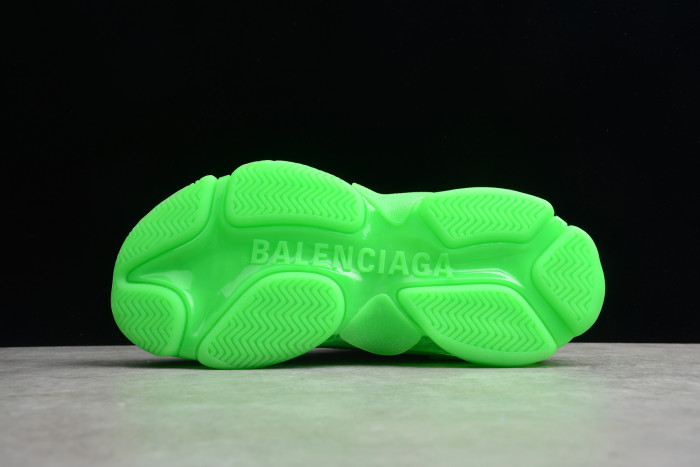 BLCG Triple S Neon Green Clear Sole 544351 W09OL 3801