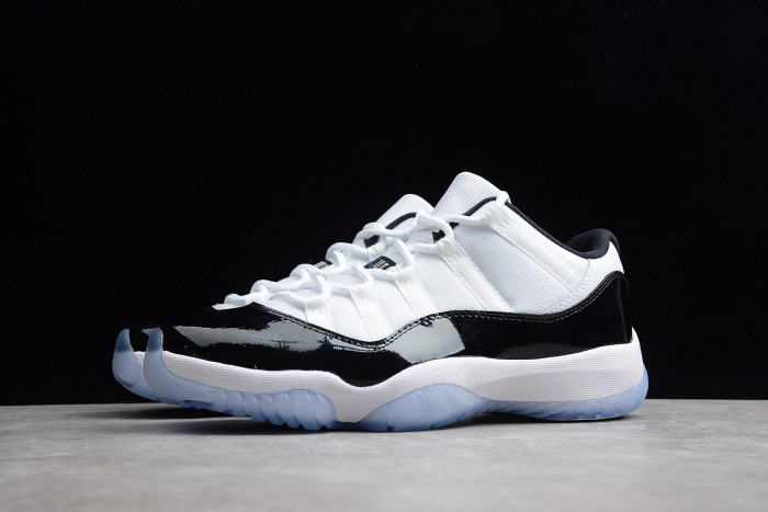 Air Jordan 11 Retro Low "Concord" Black  White mens 528895-153