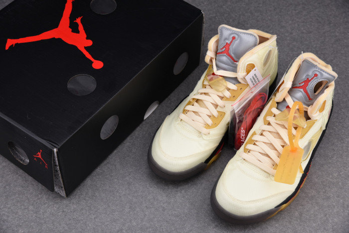 Jordan 5 Retro OFF-WHITE Sail DH8565-100