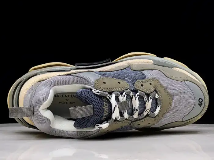 Cheap BLCG Triple S Grey Beige 656686 W06G01 1022