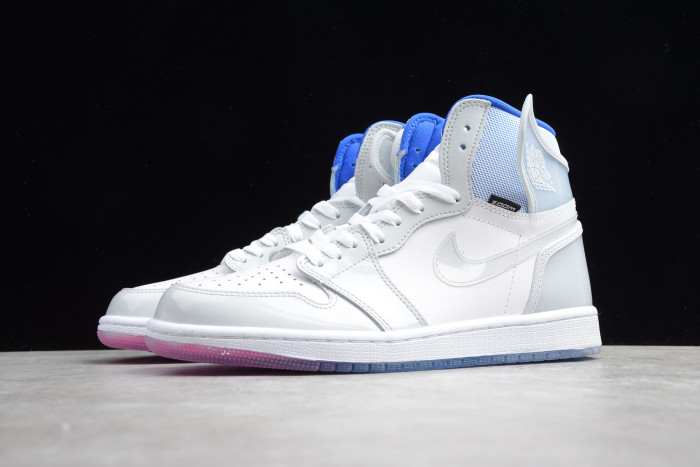 Air Jordan 1 Retro High Zoom White Racer Blue CK6637-104