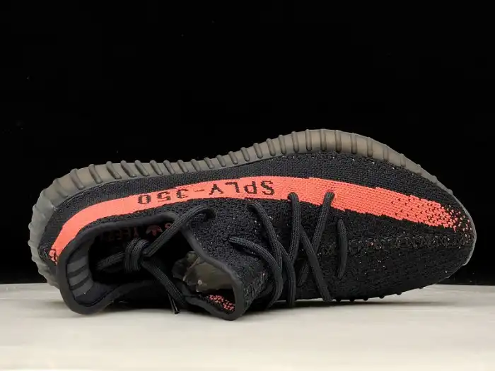 Rep Adidas Yeezy Boost 350 V2 Core Black Red BY9612