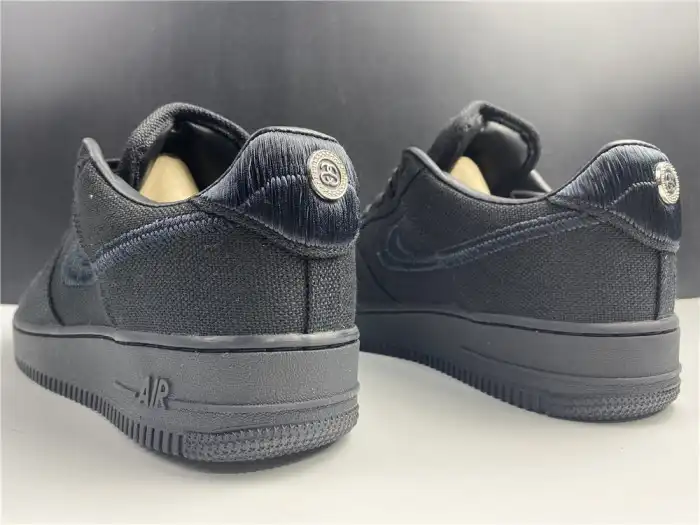 Rep NIKE AIR FORCE 1 LOW STUSSY BLACK CZ9084-001