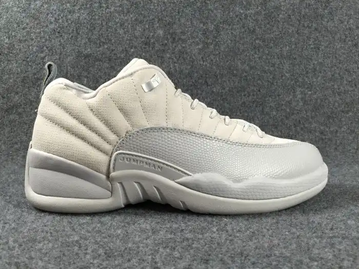 Cheap Air Jordan 12 Low Grey Suede 308317-002