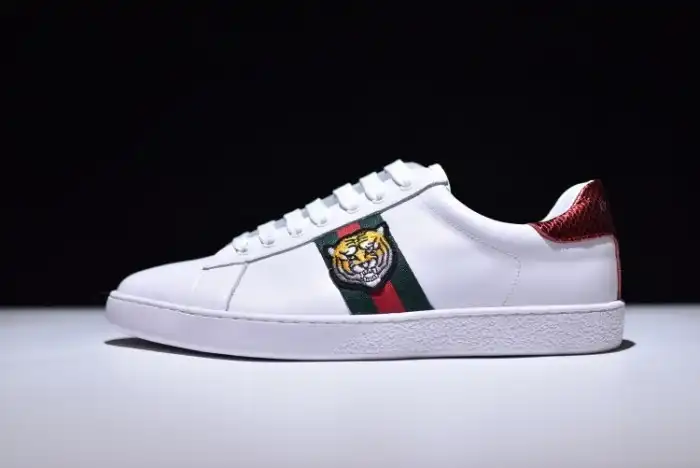 GUCC Ace Embroidered Low-Top Sneaker 457132 02JP0 9064