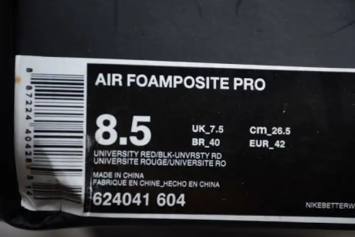 Rep AIR FOAMPOSITE PRO 'UNIVERSITY RED' - 624041-604