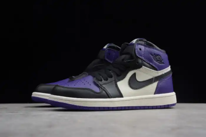 Rep KIDS AIR JORDAN 1 RETRO HIGH OG 'COURT PURPLE' 555088-501