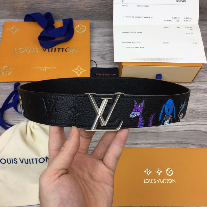 Onekick Loui Vuitto Belt-4CM