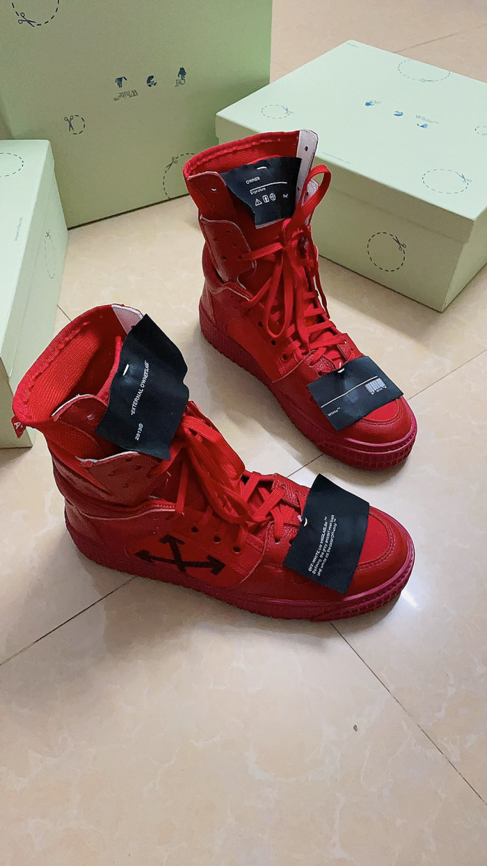 OFF-WHITE HIGH TOP SNEAKER