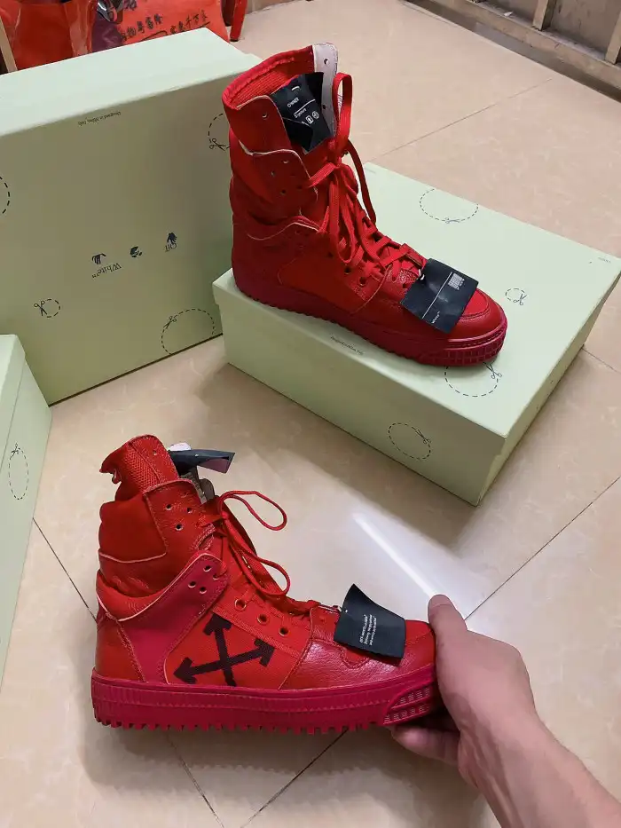 Cheap OFF-WHITE HIGH TOP SNEAKER