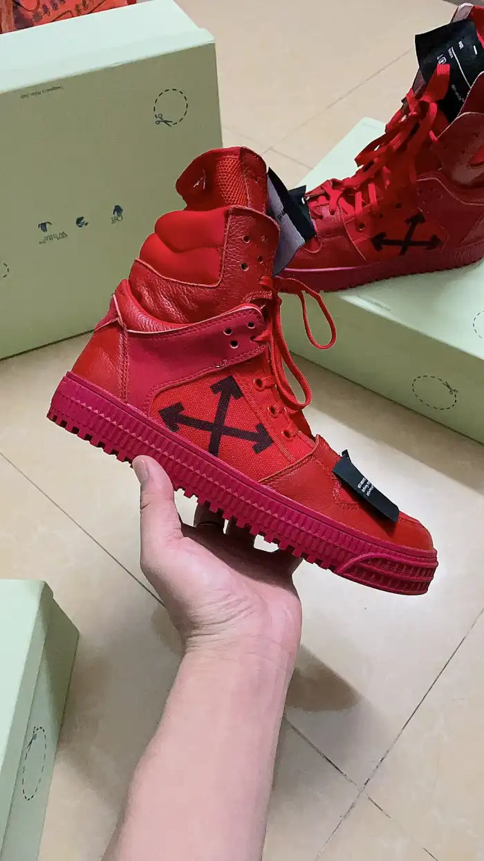 Cheap OFF-WHITE HIGH TOP SNEAKER