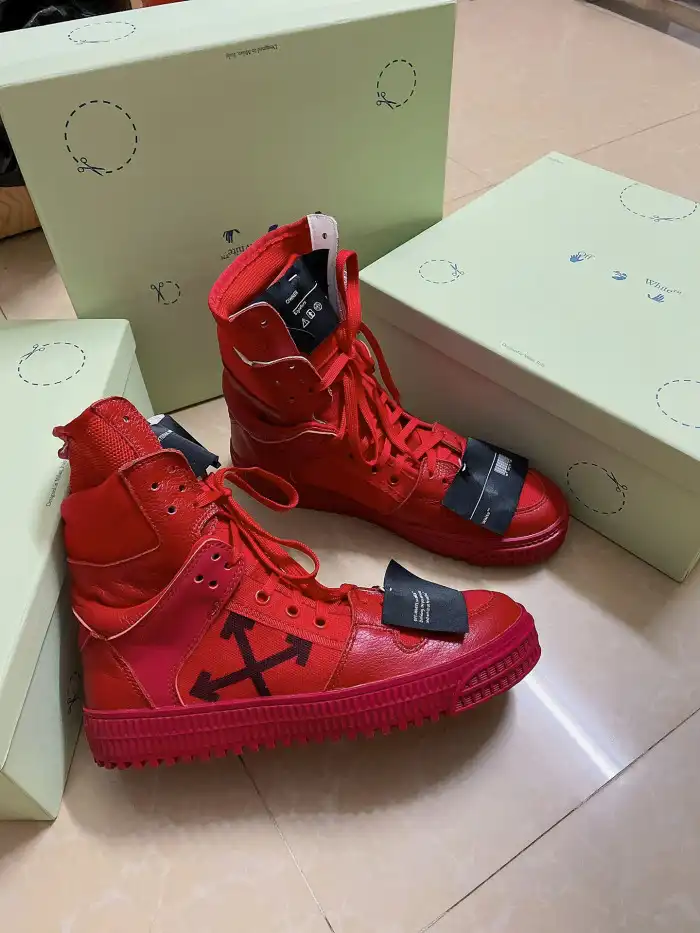 Cheap OFF-WHITE HIGH TOP SNEAKER