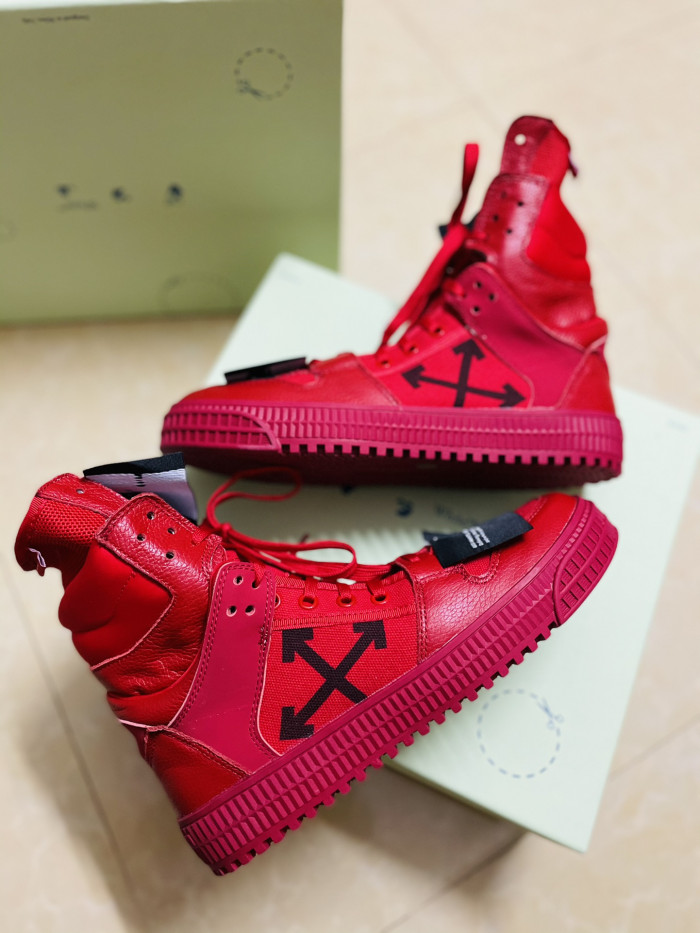 OFF-WHITE HIGH TOP SNEAKER