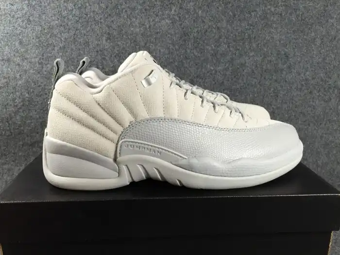 Cheap Air Jordan 12 Low Grey Suede 308317-002