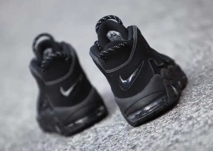 Cheap Nike Air More Uptempo Triple Black Reflective 414962-004