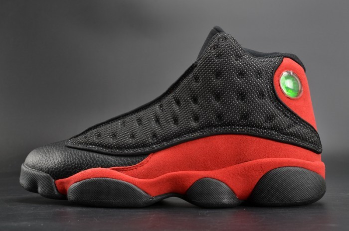 Air Jordan 13 RetroBred black  red mens 414571-004