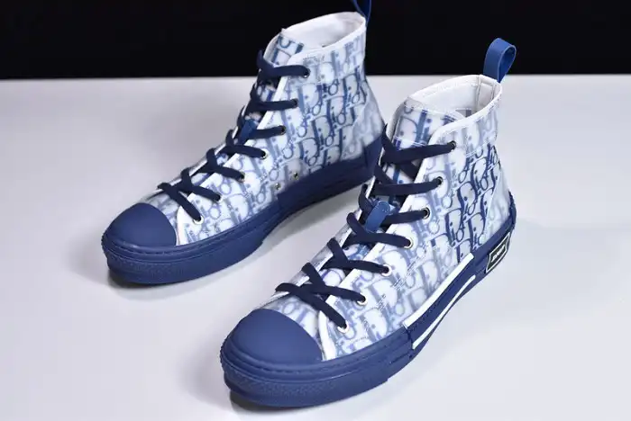 DR B23 High Top Oblique Sneaker Blue