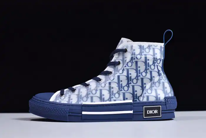 DR B23 High Top Oblique Sneaker Blue