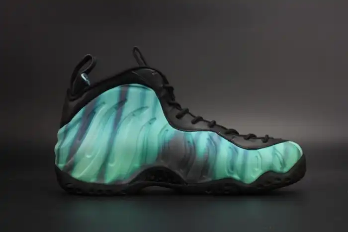 Cheap Nike Air Foamposite One Northern Lights Black Green mens 840559-001