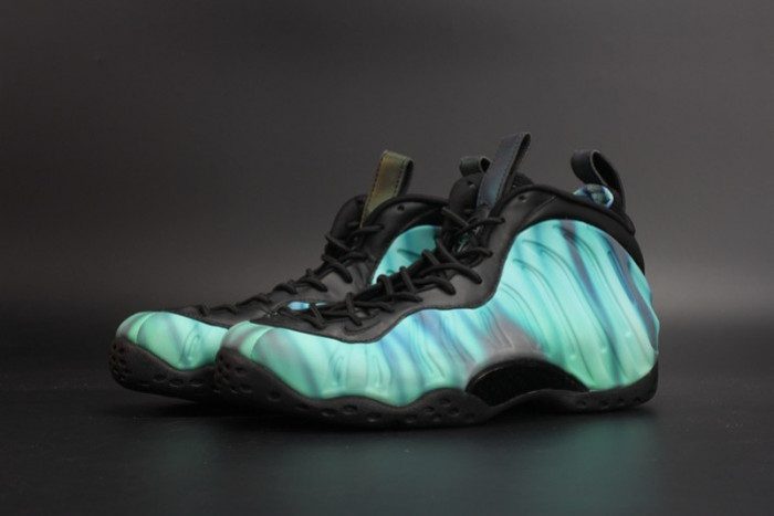 Nike Air Foamposite One Northern Lights Black Green mens 840559-001