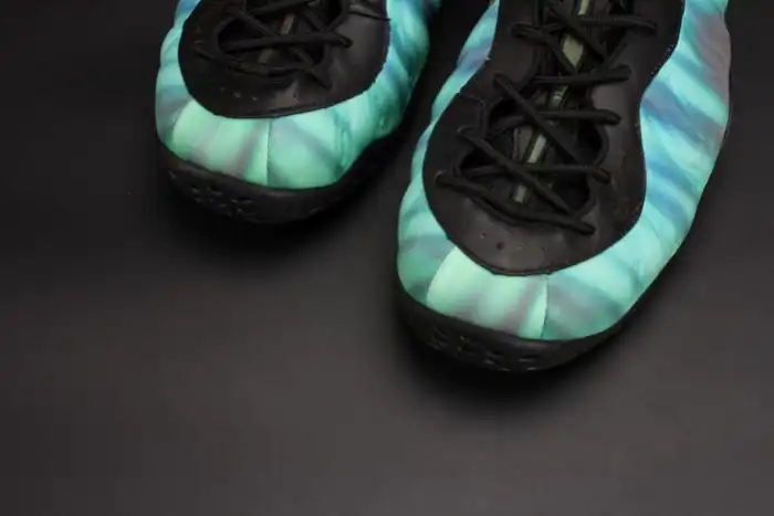 Cheap Nike Air Foamposite One Northern Lights Black Green mens 840559-001