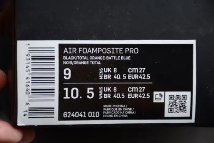 Rep AIR FOAMPOSITE PRO KNICKS 624041-010