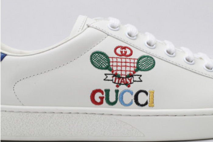 Onekick GUCC ACE EMBROIDERED LOW-TOP SNEAKER 603696 AY070 9096