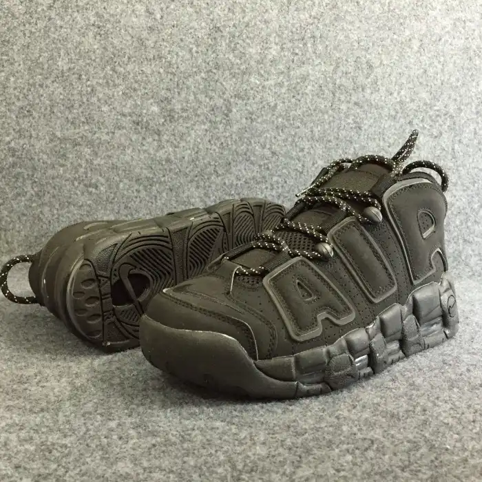 Cheap Nike Air More Uptempo Triple Black Reflective 414962-004