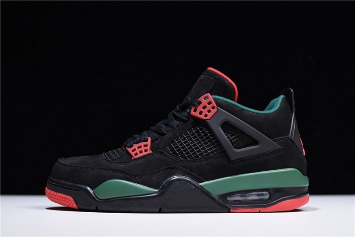 Onekick Air Jordan 4 NRG GUCC Black Gorge Green-Varsity Red AQ3816-063