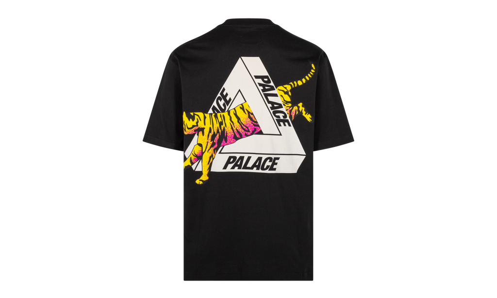 Palace Seoul Exclusive Tiger Tri-Ferg T-shirt "Black"