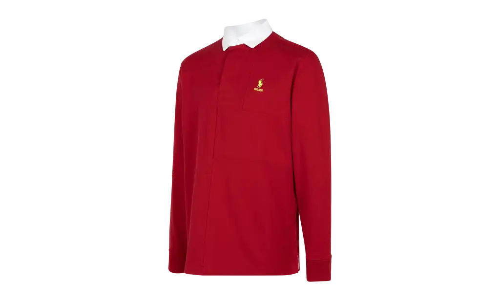 Palace Ralph Lauren Pieced Rugby "Park Avenue Red"