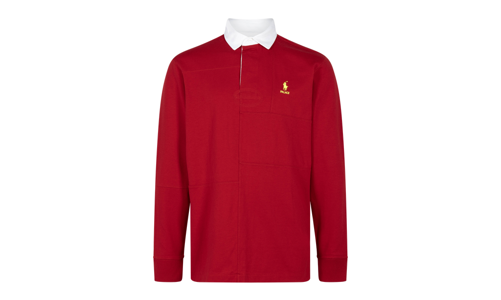 Palace Ralph Lauren Pieced Rugby "Park Avenue Red"