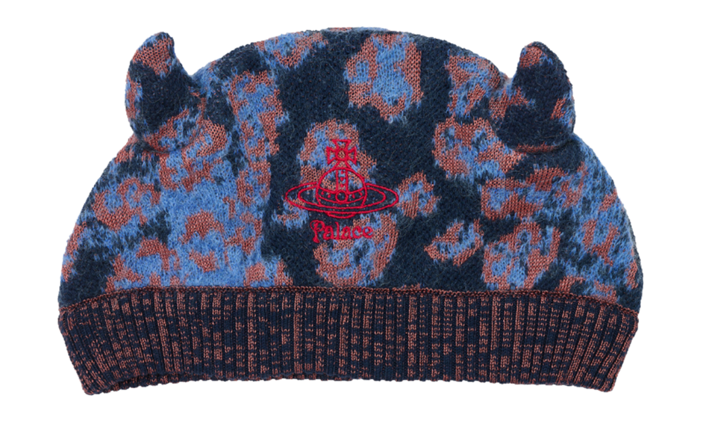 Palace Horny Beanie "Vivienne Westwood - Pink Leopard"