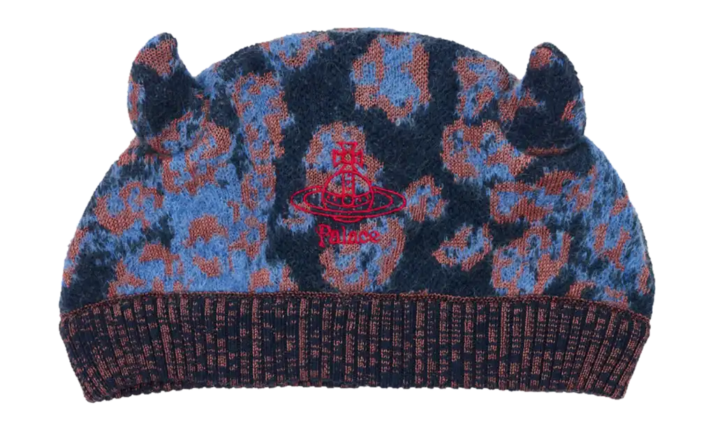 Palace Horny Beanie "Vivienne Westwood - Pink Leopard"