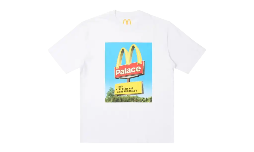 Palace McDonald's Sign T-shirt "WHITE"