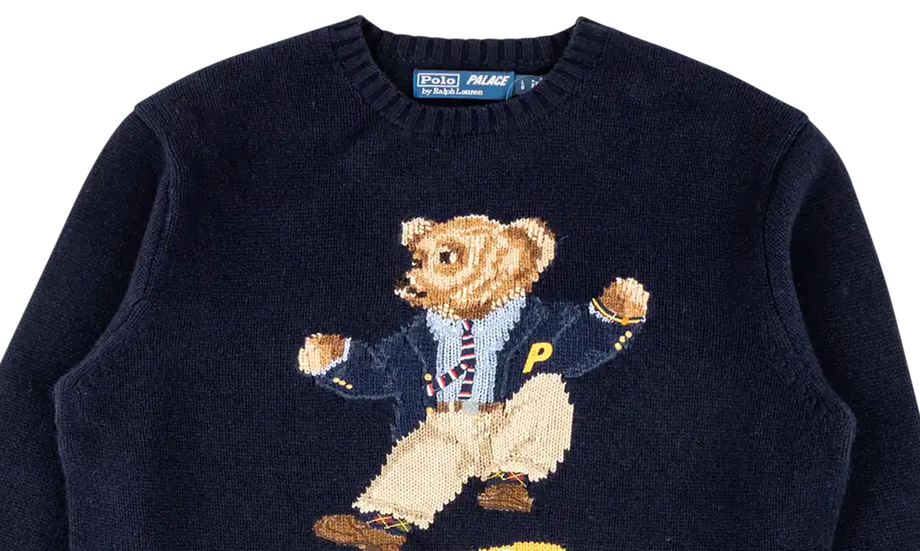 Affordable Palace Skate Polo Bear Sweater