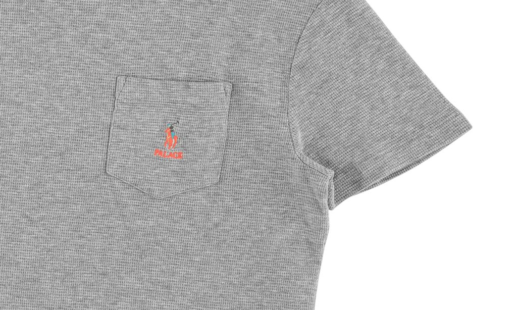 Affordable Palace Waffle Pocket Tee "Ralph Lauren X Palace"